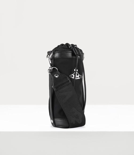 Vivienne Westwood re-nylon water bottle holder black